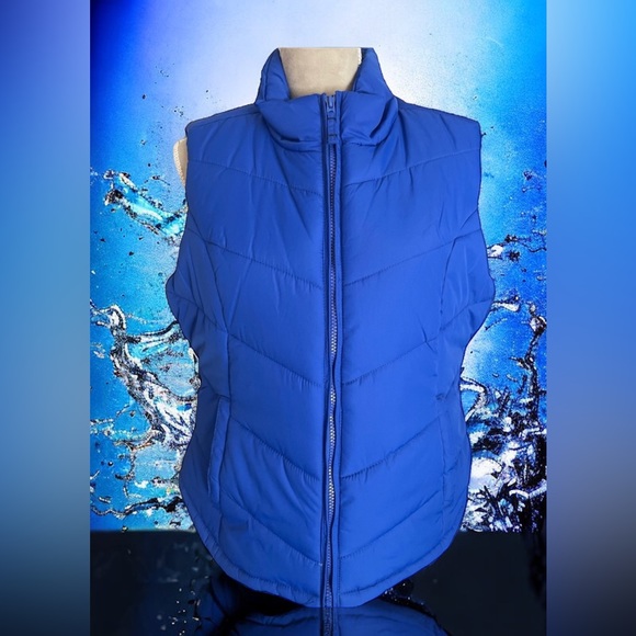 NWT Aeropostale Royal Blue Puffer Vest Size XL - Picture 10 of 10